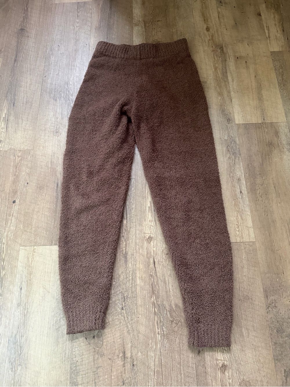 Cozy Kids Brown Fuzzy Jogger Bottoms